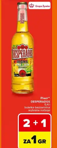 Carrefour Piwo desperados oferta