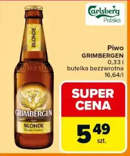 Carrefour Piwo grimbergen oferta