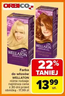 Carrefour Farba do włosów wellaton oferta