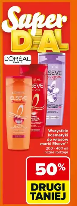 Carrefour Wszystkie kosmetyki do włosów marki elseve oferta