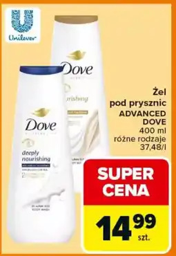 Carrefour Żel pod prysznic advanced dove oferta