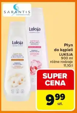Carrefour Płyn do kąpieli luksja oferta