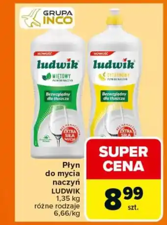 Carrefour Płyn do mycia naczyń ludwik oferta