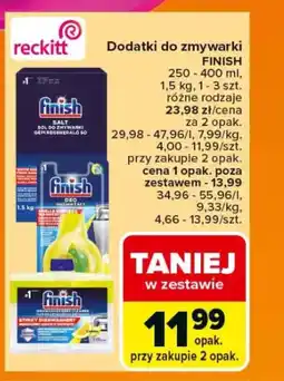 Carrefour Dodatki do zmywarki finish oferta