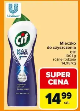 Carrefour Mleczko do czyszczenia cif oferta
