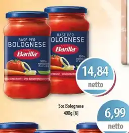 DUO-TES Sos Bolognese Barilla oferta