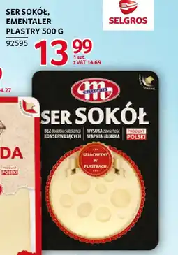 Selgros Ser sokół, ementaler plastry oferta