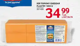 Selgros Ser topiony cheddar plastry Hochland oferta