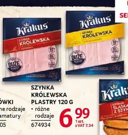 Selgros Szynka królewska plastry oferta