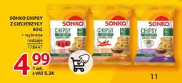 Selgros Sonko chipsy z ciecierzycy oferta