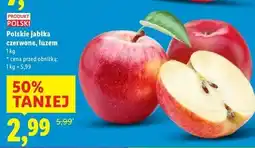 Lidl Jabłka czerwone polskie oferta