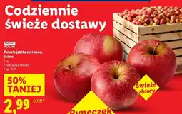 Lidl Jabłka czerwone oferta