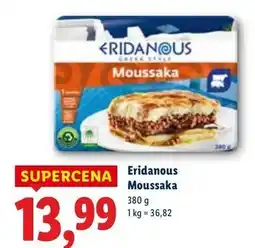 Lidl Mousaka Eridanous oferta