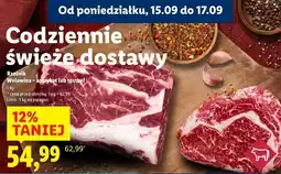 Lidl Stek z rostbefu wołowego Rzeźnik Codzienna Dostawa oferta