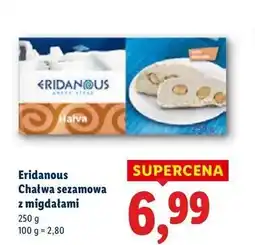Lidl Chałwa z migdałami Eridanous oferta