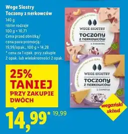Lidl Ser toczony z nerkowców chipolite Wege Siostry oferta