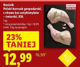 Lidl Ćwiartki z kurczaka Rzeźnik Codzienna Dostawa oferta