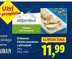 Lidl Chałwa z pistacjami Eridanous oferta
