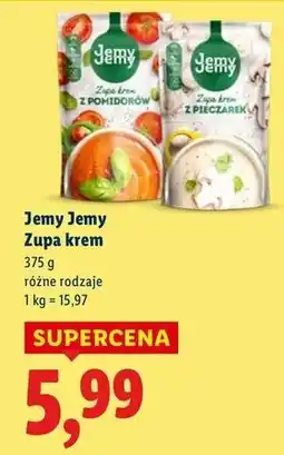 Lidl Zupa krem z pieczarek Jemyjemy oferta