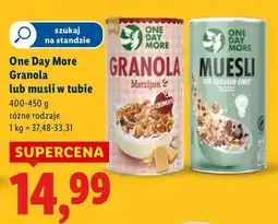 Lidl Musli dla skoncentrowanych One Day More oferta