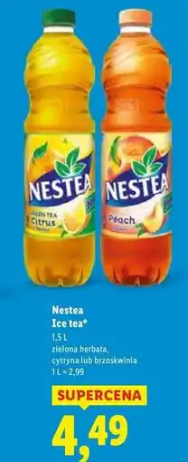 Lidl Napój green tea citrus Nestea oferta