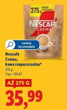 Lidl Kawa Nescafe Crema oferta
