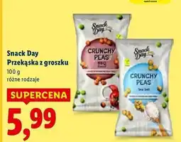 Lidl Przekąska z groszku sól morska Snack Day oferta