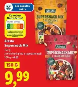 Lidl Supersnack mix z jagodami goji Alesto oferta