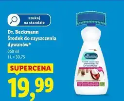 Lidl Środek czyszcząco-odplamiający do dywanów i tapicerek Dr. Beckmann oferta