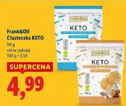 Lidl Ciasteczka kokos-czekolada Frank&Oli oferta
