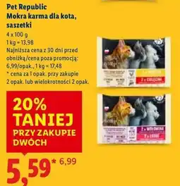Lidl Karma dla psa cielęcina Pet Republic oferta
