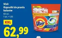 Lidl Kapsułki do prania kolorów Vizir All In One Pods oferta