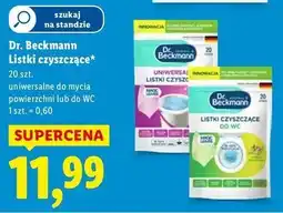 Lidl Listki czyszczące do wc citrus Dr. Beckmann oferta