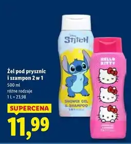 Lidl Żel pod prysznic i szampon stich oferta