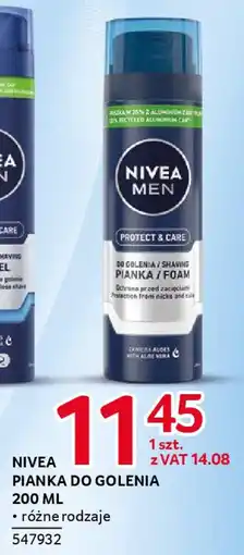 Selgros Nivea pianka do golenia oferta