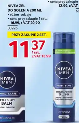 Selgros Nivea żel do golenia oferta