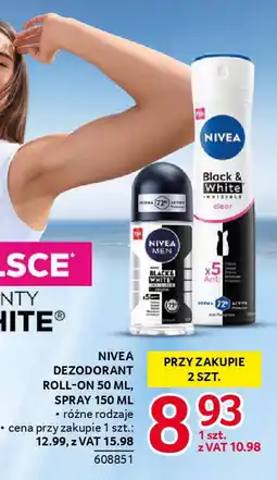 Selgros Nivea dezodorant roll-on / spray oferta