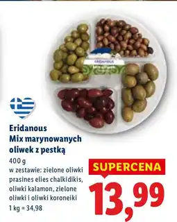 Lidl Mix marynowanych oliwek z pestką Eridanous oferta