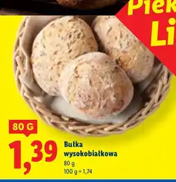 Lidl Bułka wysokobiałkowa Piekarnia Lidla oferta