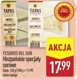 ALDI TESOROS DEL SUR Hiszpańskie specjały serowe oferta