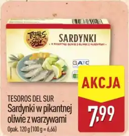 ALDI TESOROS DEL SUR Sardynki w pikantnej oliwie z warzywami oferta