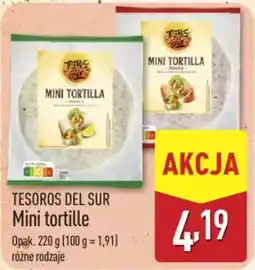 ALDI TESOROS DEL SUR Mini tortille oferta
