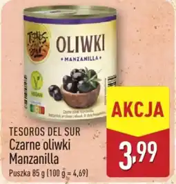 ALDI TESOROS DEL SUR Czarne oliwki Manzanilla oferta