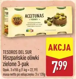 ALDI TESOROS DEL SUR Hiszpańskie oliwki zielone oferta