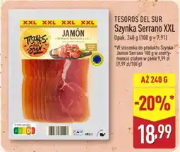 ALDI TESOROS DEL SUR Szynka Serrano XXL oferta