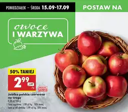 Biedronka Jabłko polskie czerwone na wagę Biedronka oferta