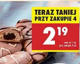 Biedronka Pączek z nadzieniem o smaku czekoladowo-orzechowym Biedronka oferta