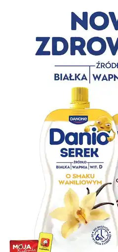Biedronka Serek Danio Pouch o smaku waniliowym Danone oferta
