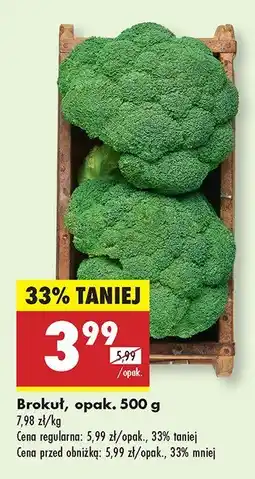 Biedronka Brokuł, 500 g Biedronka oferta