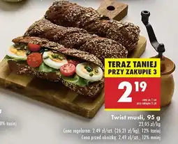 Biedronka Kanapka Twist musli Biedronka oferta